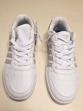 K-SWISS White Court Style Sneakers